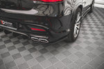 Maxton Parts - Diffusor Flaps V.2 passend für Mercedes GLE Coupe 63 AMG C292 schwarz Hochglanz