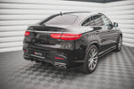 Maxton Parts - Diffusor Flaps V.2 passend für Mercedes GLE Coupe 63 AMG C292 schwarz Hochglanz