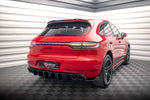 Maxton Parts - Diffusor Flaps V.2 passend für Porsche Macan Mk1 schwarz Hochglanz