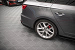 Maxton Parts - Diffusor Flaps V.2 passend für Seat Leon FR Sportstourer Mk3 schwarz Hochglanz
