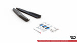 Maxton Parts - Diffusor Flaps V.2 passend für Skoda Octavia RS Combi / Liftback Mk4 / Mk4 FL schwarz Hochglanz
