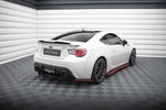 Maxton Parts - Diffusor Flaps V.2 passend für Subaru BRZ Mk1 / Mk1 FL schwarz Hochglanz