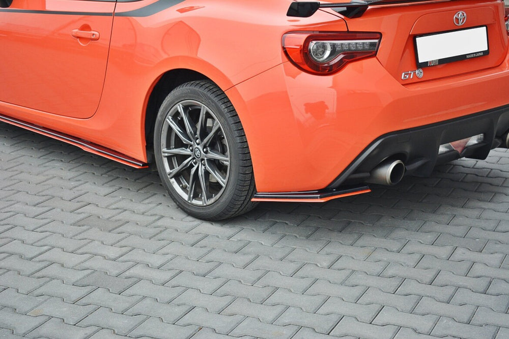Maxton Parts - Diffusor Flaps V.2 passend für Toyota GT86 FL schwarz Hochglanz
