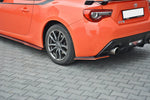 Maxton Parts - Diffusor Flaps V.2 passend für Toyota GT86 FL schwarz Hochglanz