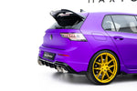 Maxton Parts - Diffusor Flaps V.2 passend für V.2 passend für VW Golf R Hatchback Mk8 / Mk8 FL schwarz Hochglanz