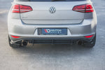 Maxton Parts - Diffusor Flaps V.2 passend für VW Golf 7 GTI schwarz Hochglanz