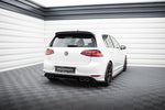 Maxton Parts - Diffusor Flaps V.2 passend für VW Golf 7 R schwarz Hochglanz