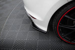 Maxton Parts - Diffusor Flaps V.2 passend für VW Golf 7 R schwarz Hochglanz