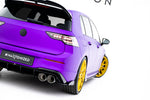 Maxton Parts - Diffusor Flaps V.2 passend für VW Golf R Hatchback Mk8 / Mk8 FL schwarz Hochglanz