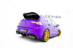 Maxton Parts - Diffusor Flaps V.2 passend für VW Golf R Hatchback Mk8 / Mk8 FL schwarz matt