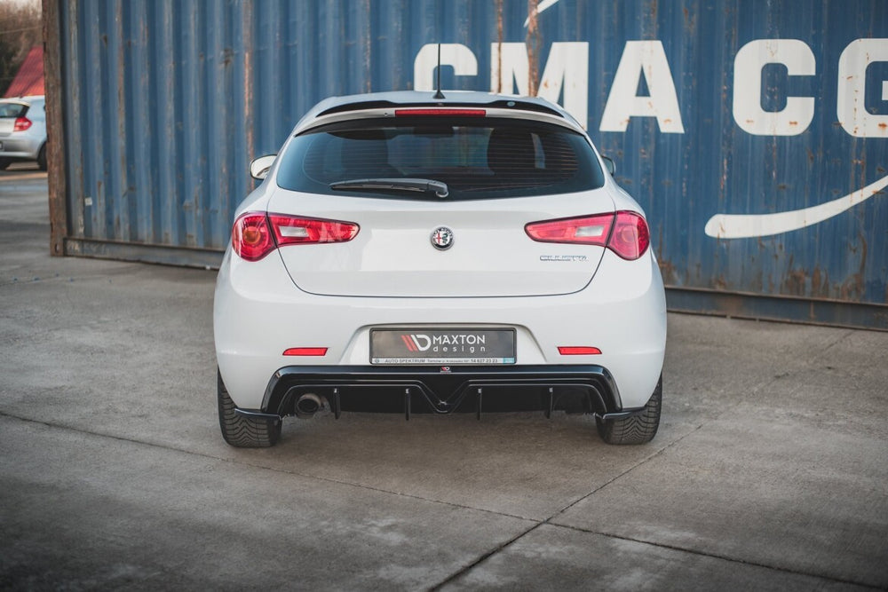 Maxton Parts - Diffusor Flaps V.3 passend für Alfa Romeo Giulietta FL schwarz Hochglanz