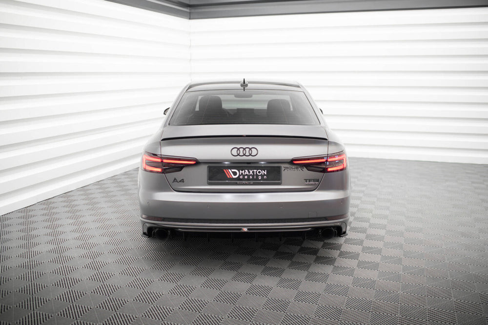 Maxton Parts - Diffusor Flaps V.3 passend für Audi A4 S-line B9 schwarz Hochglanz