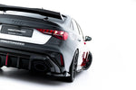 Maxton Parts - Diffusor Flaps V.3 passend für Audi RS3 Limousine 8Y Facelift schwarz Hochglanz