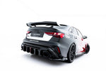 Maxton Parts - Diffusor Flaps V.3 passend für Audi RS3 Limousine 8Y Facelift schwarz Hochglanz