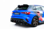 Maxton Parts - Diffusor Flaps V.3 passend für Audi RS3 Sportback 8Y Facelift schwarz Hochglanz
