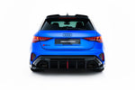 Maxton Parts - Diffusor Flaps V.3 passend für Audi RS3 Sportback 8Y Facelift schwarz Hochglanz