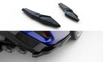Maxton Parts - Diffusor Flaps V.3 passend für Audi S3 Limousine 8Y FL schwarz Hochglanz