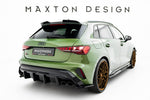 Maxton Parts - Diffusor Flaps V.3 passend für Audi S3 Sportback 8Y FL schwarz Hochglanz