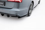 Maxton Parts - Diffusor Flaps V.3 passend für Audi S6 / A6 S-Line / A6 C7 FL schwarz Hochglanz