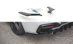 Maxton Parts - Diffusor Flaps V.3 passend für BMW 1er F20 M140i schwarz matt