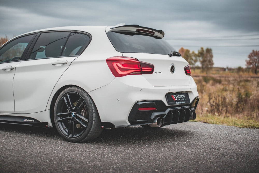 Maxton Parts - Diffusor Flaps V.3 passend für BMW 1er M140i schwarz Hochglanz