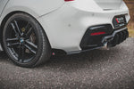 Maxton Parts - Diffusor Flaps V.3 passend für BMW 1er M140i schwarz Hochglanz