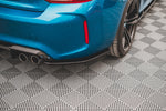 Maxton Parts - Diffusor Flaps V.3 passend für BMW M2 F87 schwarz Hochglanz
