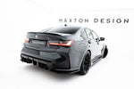 Maxton Parts - Diffusor Flaps V.3 passend für BMW M3 Limousine / Touring G80 / G81 schwarz Hochglanz (BM-3-G80-M-RSD3-G)