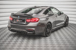 Maxton Parts - Diffusor Flaps V.3 passend für BMW M4 F82 schwarz Hochglanz