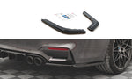 Maxton Parts - Diffusor Flaps V.3 passend für BMW M4 F82 schwarz Hochglanz