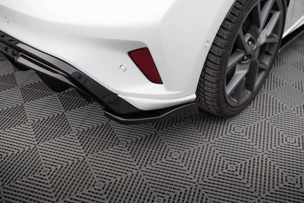 Maxton Parts - Diffusor Flaps V.3 passend für Ford Focus Hatchback ST Mk4 schwarz Hochglanz
