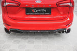 Maxton Parts - Diffusor Flaps V.3 passend für Ford Focus ST-Line Kombi Mk4 schwarz Hochglanz