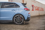 Maxton Parts - Diffusor Flaps V.3 passend für Hyundai I30 N Mk3 Hatchback schwarz Hochglanz