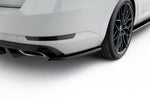 Maxton Parts - Diffusor Flaps V.3 passend für Skoda Superb Liftback / Combi Mk3 schwarz Hochglanz