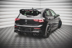 Maxton Parts - Diffusor Flaps V.3 passend für VW Golf R Hatchback Mk8 FL schwarz Hochglanz