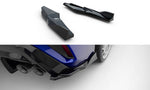 Maxton Parts - Diffusor Flaps V.4 passend für Audi S3 Limousine 8Y FL schwarz Hochglanz