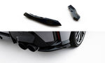 Maxton Parts - Diffusor Flaps V.4 passend für BMW M135i F70 schwarz Hochglanz