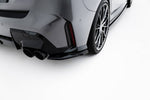 Maxton Parts - Diffusor Flaps V.4 passend für BMW M135i F70 schwarz Hochglanz