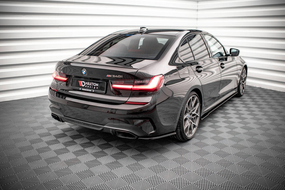 Maxton Parts - Diffusor Flaps V.4 passend für BMW M340i G20 / G21 schwarz Hochglanz