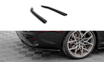 Maxton Parts - Diffusor Flaps V.4 passend für BMW M340i G20 / G21 schwarz Hochglanz