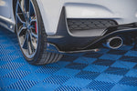 Maxton Parts - Diffusor Flaps V.4 passend für Hyundai I30 N Mk3 Hatchback schwarz Hochglanz