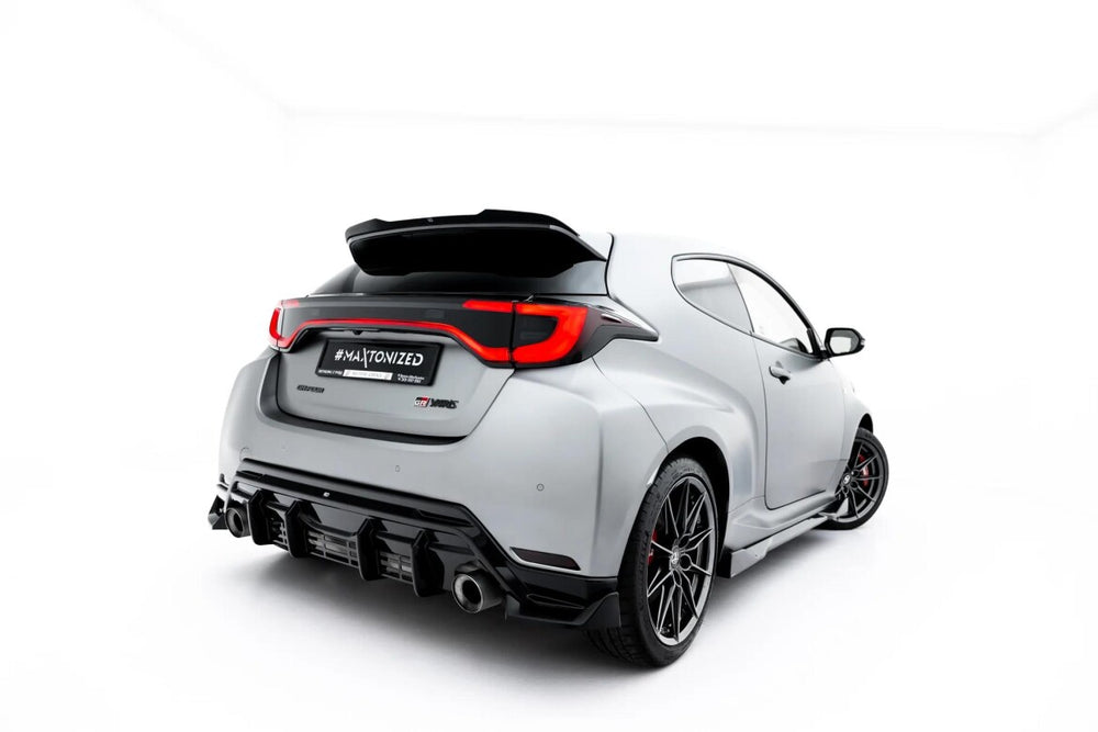 Maxton Parts - Diffusor Flaps V.4 passend für Toyota GR Yaris Mk4 Facelift schwarz Hochglanz