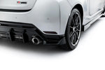 Maxton Parts - Diffusor Flaps V.4 passend für Toyota GR Yaris Mk4 Facelift schwarz Hochglanz