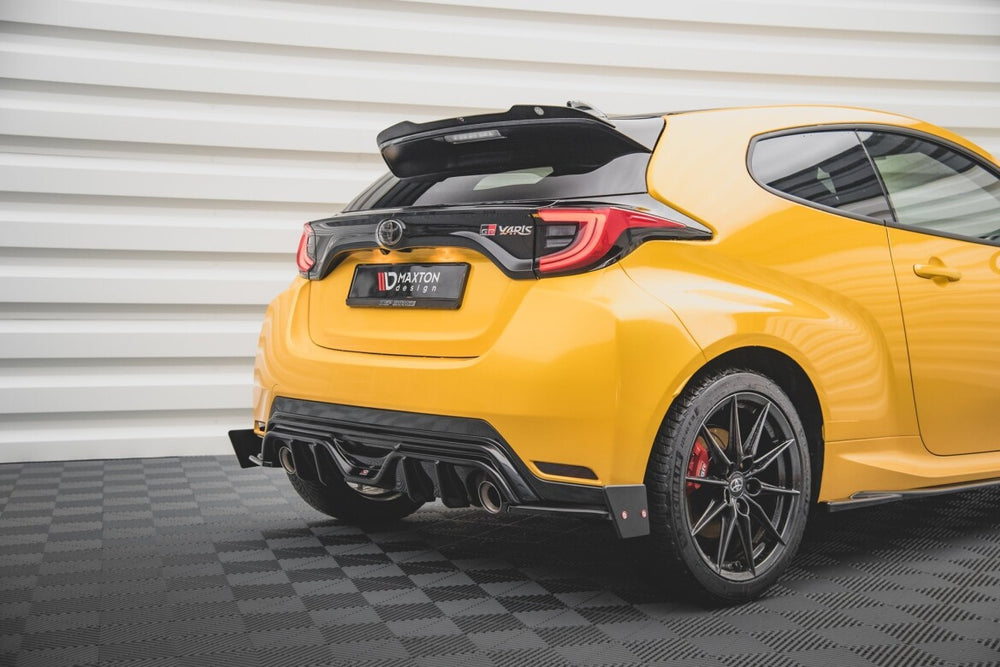 Maxton Parts - Diffusor Flaps V.4 passend für Toyota GR Yaris Mk4 schwarz Hochglanz