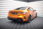 Maxton Parts - Diffusor Flaps V.5 passend für BMW 4er M440i G22 / G23 / G22 FL / G23 FL schwarz Hochglanz