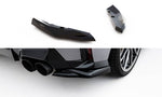 Maxton Parts - Diffusor Flaps V.5 passend für BMW M135i F70 schwarz Hochglanz