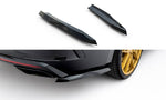 Maxton Parts - Diffusor Flaps V.5 passend für Skoda Octavia RS Liftback / Combi Mk4 / Mk4 FL schwarz Hochglanz