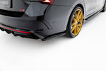 Maxton Parts - Diffusor Flaps V.7 passend für Skoda Octavia RS Liftback / Combi Mk4 schwarz Hochglanz