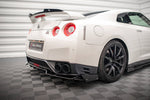 Maxton Parts - Diffusor Heckansatz + Flaps passend für Nissan GTR R35 FL