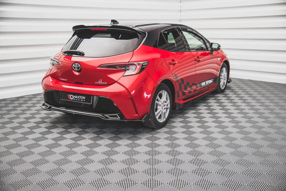 Maxton Parts - Diffusor Heckansatz + Flaps passend für Toyota Corolla GR Sport Hatchback XII
